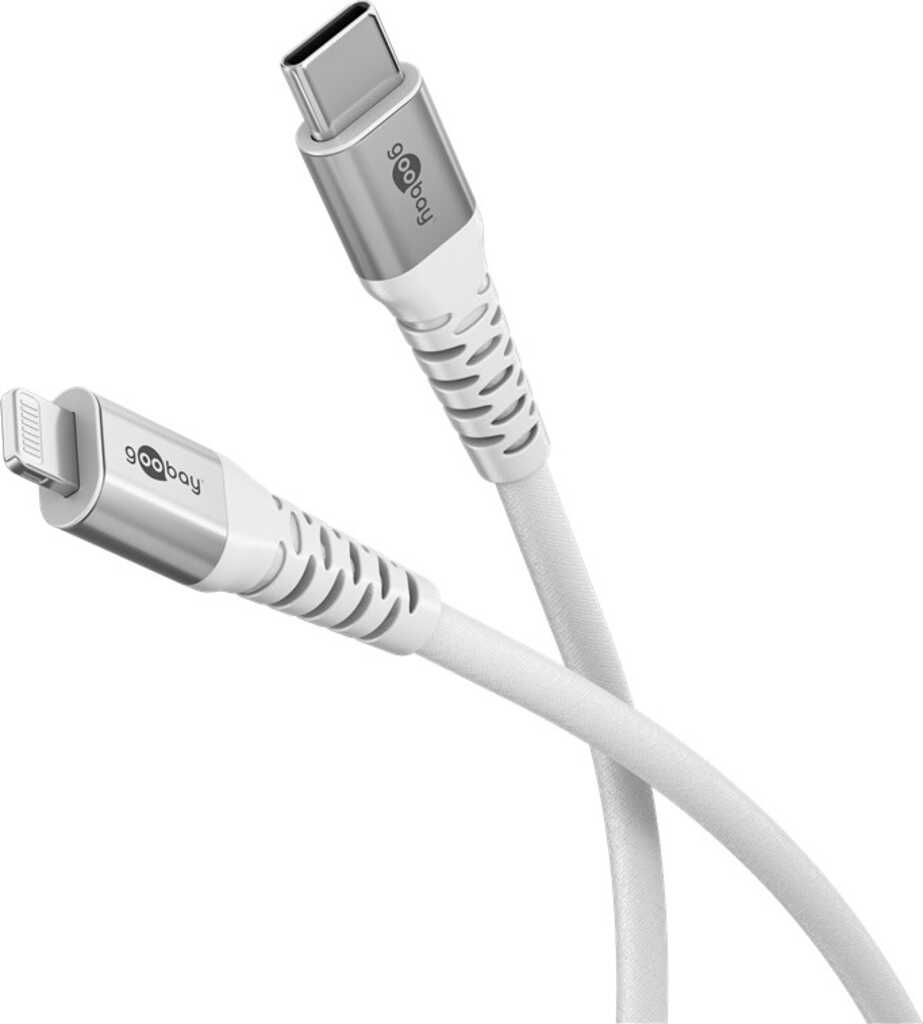 Goobay 74518 Lightning-Kabel 0,5 m Weiß