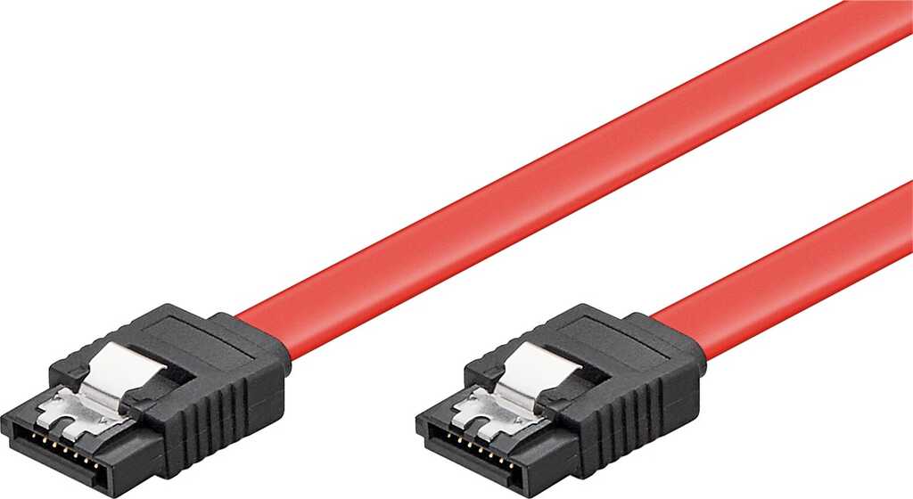 0,5m SATA II, 3Gb/s-Kabel rot S-ATA L-Type > L-Type goobay