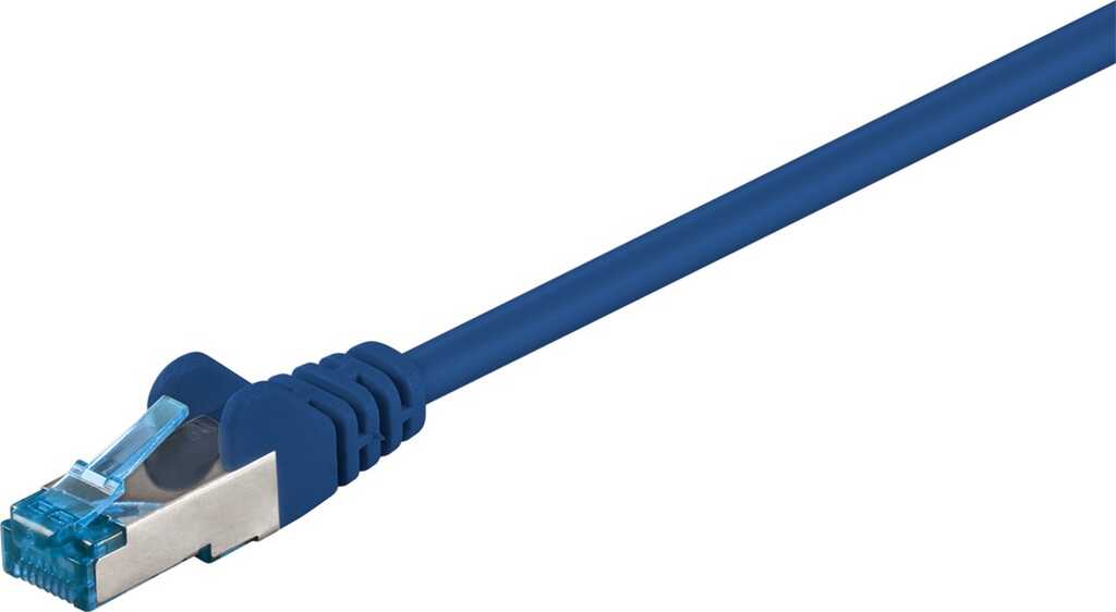 5m Patchkabel Cat.6a S/FTP blau (10 Gbit/s/ 500 MHz) goobay