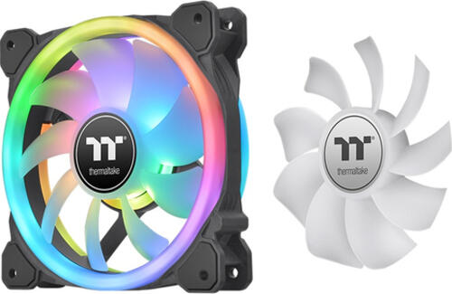 Thermaltake SWAFAN 12 RGB Computergehäuse Ventilator 12 cm Schwarz 3 Stück(e)