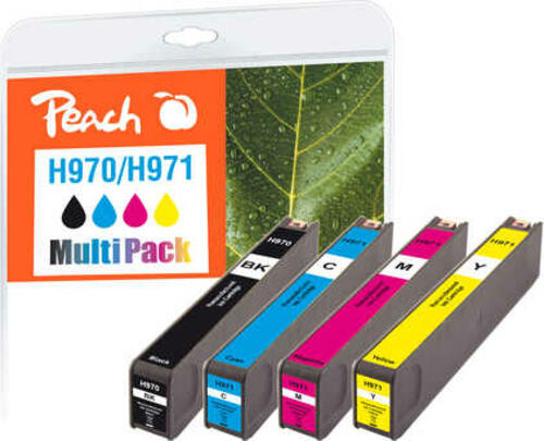 Peach PI300-426 Druckerpatrone 4 Stück(e) Kompatibel Standardertrag Schwarz, Cyan, Magenta, Gelb