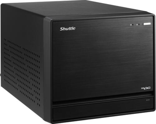 Shuttle XPC cube Barebone SW580R8 - S1200, Intel W580, vPRO, 4x LAN (2x 1Gb & 2x 2.5Gb), 4x 3.5 HDD bays