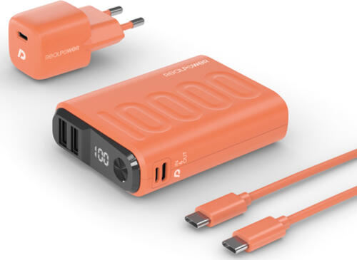 RealPower PB-10000 Lithium Polymer (LiPo) 10000 mAh Orange