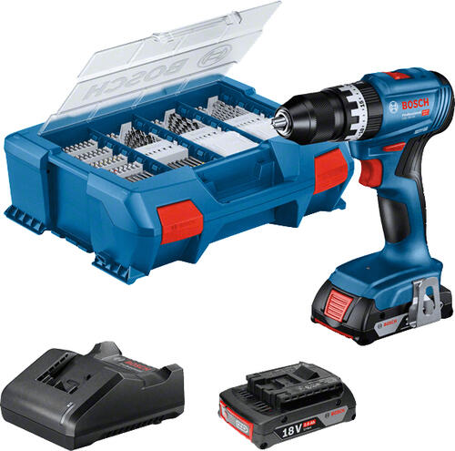 Bosch GSB 18V-45 1900 RPM Schwarz, Blau