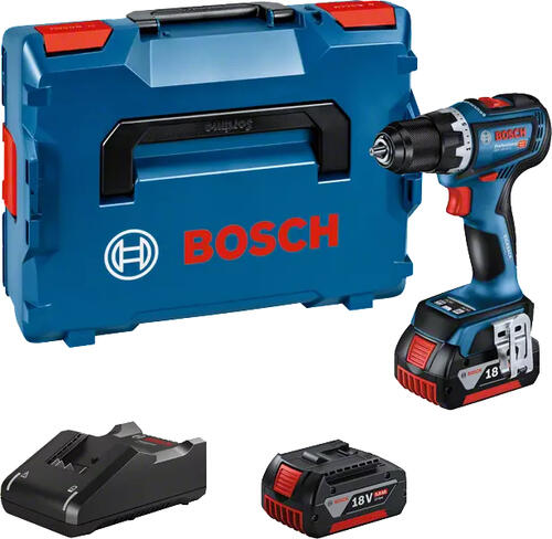 Bosch GSR 18V-90 C 2100 RPM 1,1 kg Schwarz, Blau, Rot