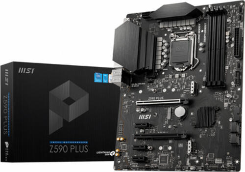MSI Z590 PLUS Intel Z590 LGA 1200 (Socket H5) ATX