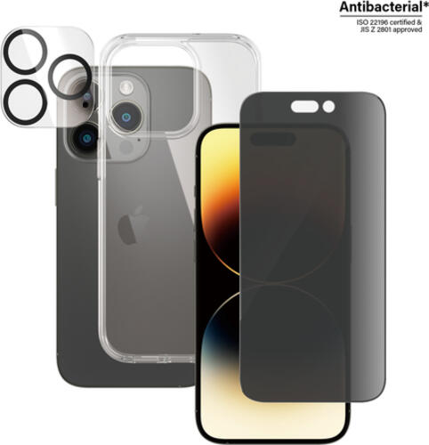 PanzerGlass  Privacy 3-in-1 Pakke iPhone 14 Pro