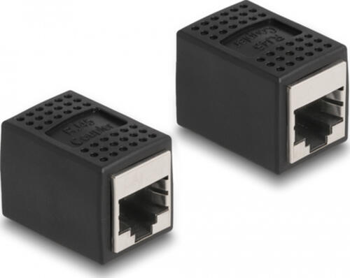 DeLOCK Adapter RJ45 Buchse zu RJ45 Buchse Cat.6A schwarz