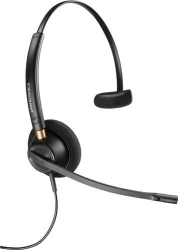 POLY EncorePro 510D Monaurales digitales Headset mit Quick Disconnect TAA