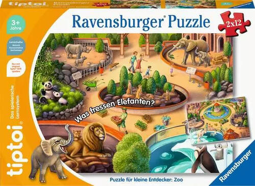 Ravensburger tiptoi Puzzle für kleine Entdecker: Zoo