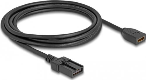 DeLOCK HDMI Automotive Kabel HDMI-A Buchse auf HDMI-E Stecker 3 m 4K 60 Hz