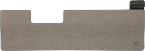 Contour Design The Extended wrist rest, Light grey fabric