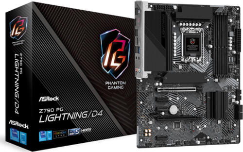 Asrock Z790 PG Lightning/D4 Intel Z790 LGA 1700 ATX