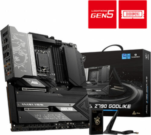 MSI MEG Z790 GODLIKE Motherboard Intel Z790 LGA 1700 Erweitertes ATX