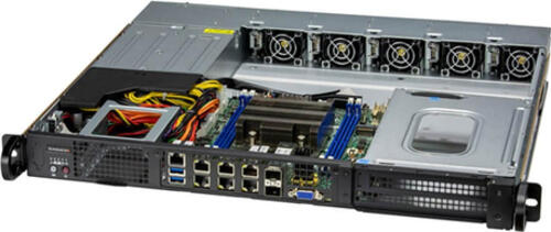 Supermicro SYS-110D-4C-FRAN8TP Server-Barebone Intel SoC FCBGA 2579 Rack (1U) Silber