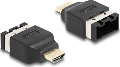 DeLOCK HDMI Automotive Adapter HDMI-E Buchse zu HDMI-A Stecker 4K 60 Hz