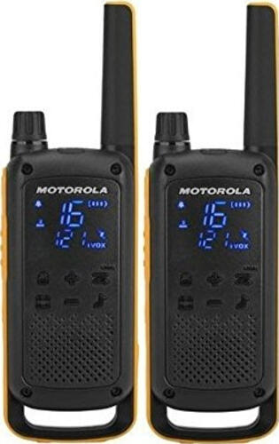 Motorola Talkabout T82 Extreme Twin Pack Funksprechgerät 16 Kanäle Schwarz, Orange