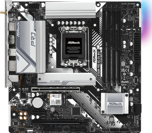 Asrock B760M Pro RS/D4 WiFi Intel B760 LGA 1700 micro ATX