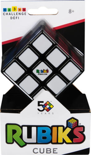 Rubiks Cube 3x3 Zauberwürfel - der klassische 3x3 Cube für Logik-Akrobaten ab 8 Jahren und für unterwegs - hohe Qualität, leichtgängiges Handling, leuchtende Farben - Original Cube