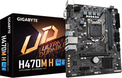 Gigabyte H470M H (rev. 1.0) Intel H470 Express LGA 1200 (Socket H5) micro ATX
