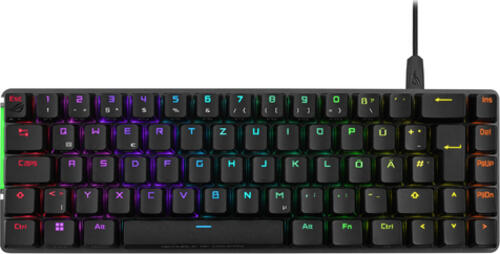 ASUS ROG Falchion Ace BLK Tastatur Gaming USB QWERTZ Deutsch Schwarz