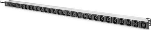 Digitus Basis IT PDU, 1-phasig 16A, 24 x C13, 3 x C19, 3 m Zuleitung, IEC 60309 16 A Stecker