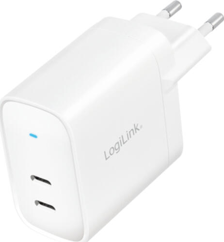 LogiLink PA0283 Ladegerät für Mobilgeräte Handy, Tablette Weiß AC Schnellladung Drinnen
