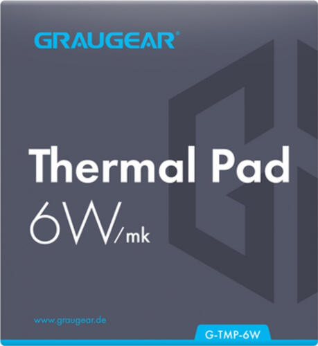 GRAUGEAR G-TMP-6W Wärmeleitpaste Thermalpolster 6 W/mK