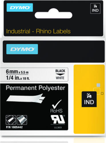 DYMO IND Permanente Polyester