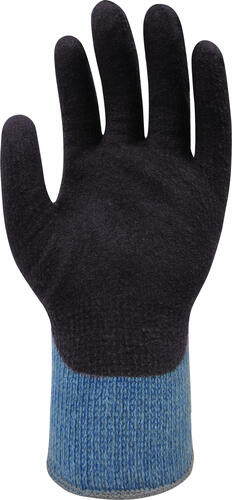 Wonder Grip WG-780 Werkstatthandschuhe Schwarz, Blau Acryl, Nitrilschaum, Spandex 2 Stück(e)