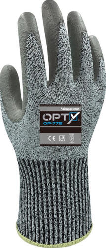 Wonder Grip OP-775 Werkstatthandschuhe Grau Polyester, Polyurethan, Spandex 1 Stück(e)