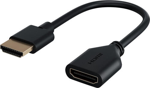 Goobay 64824 HDMI-Kabel 0,1 m HDMI Typ A (Standard) Schwarz