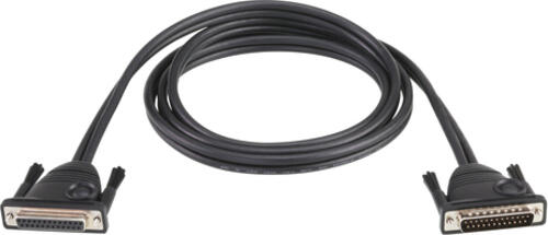 ATEN 2L-2715 Serien-Kabel Schwarz 15 m DB-25 Male DB-25 Female