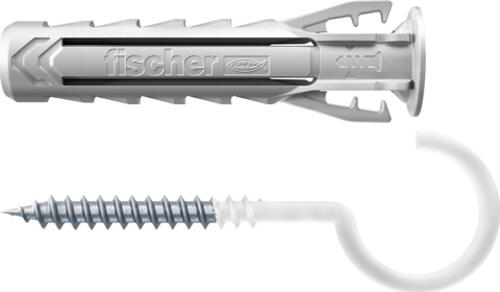 Fischer 567834 Schraubanker/Dübel 4 Stück(e) Schraubhaken & Dübelsatz