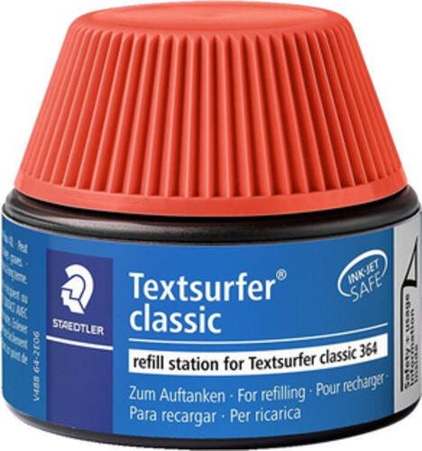 Staedtler Textsurfer classic refill station 488 64 Marker-Nachfüller Rot 1 Stück(e)