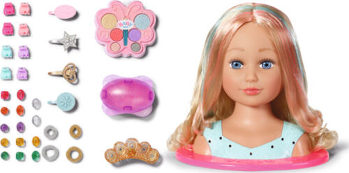 BABY born Sister Styling Head Princess Doll make-up & hair styling set