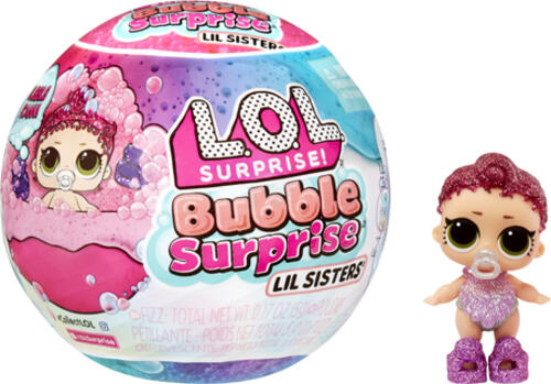 L.O.L. Surprise! Bubble Surprise Lil Sisters Asst in PDQ