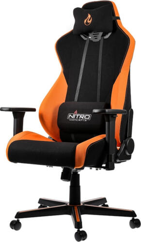 Nitro S300 PC-Gamingstuhl Netz-Sitz Schwarz, Orange