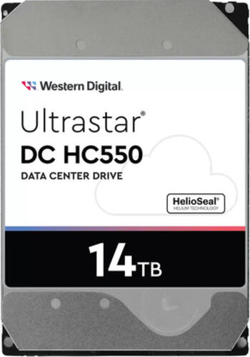 Western Digital Ultrastar DC HC550 Interne Festplatte 14 TB 7200 RPM 512 MB 3.5 Serial ATA III