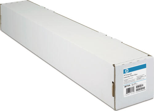 HP Universal Instant-dry Gloss Photo Paper-610 mm x 30.5 m (24 in x 100 ft) Braun, Weiß