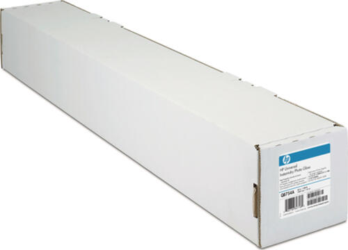 HP Universal Instant-dry Gloss Photo Paper-914 mm x 30.5 m (36 in x 100 ft) Braun, Weiß