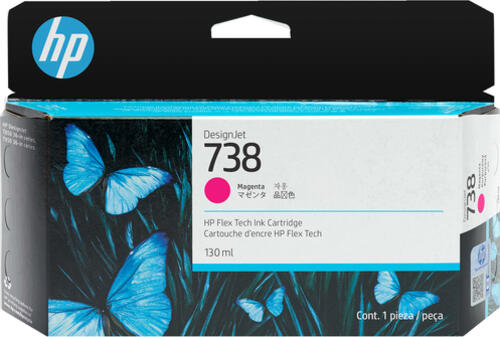 HP 738 DesignJet Druckerpatrone Magenta, 130 ml