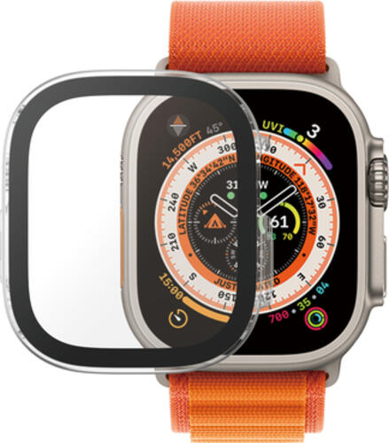 PanzerGlass  Displayschutz Full Body mit D3O Apple Watch Ultra  49mm  Transparent