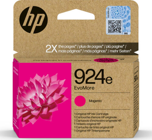 HP EvoMore 4K0U8NE Tintenpatrone magenta No. 924e