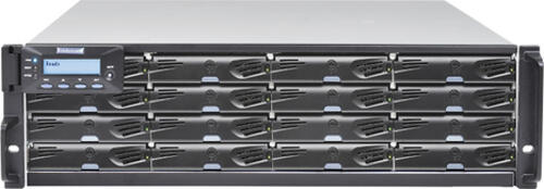 Infortrend EonStor DS 3016 SAN Rack (3U) 4 GB DDR4 Schwarz, Silber