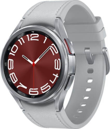 Samsung Galaxy Watch6 Classic SM-R950NZSADBT Smartwatch/ Sportuhr 3,3 cm (1.3) OLED 43 mm Digital 432 x 432 Pixel Touchscreen Silber WLAN GPS