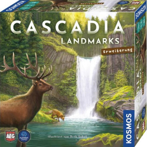 Kosmos Cascadia Landmarks 60 min Brettspiel Familie