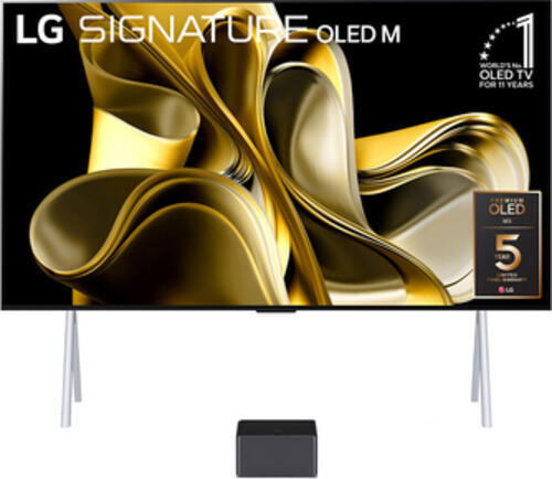 LG OLED evo OLED97M39LA Fernseher 2,46 m (97) 4K Ultra HD Smart-TV WLAN Schwarz, Silber