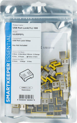 Smartkeeper UL03P2YL Schnittstellenblockierung USB Typ-A Gelb 1 Stück(e)