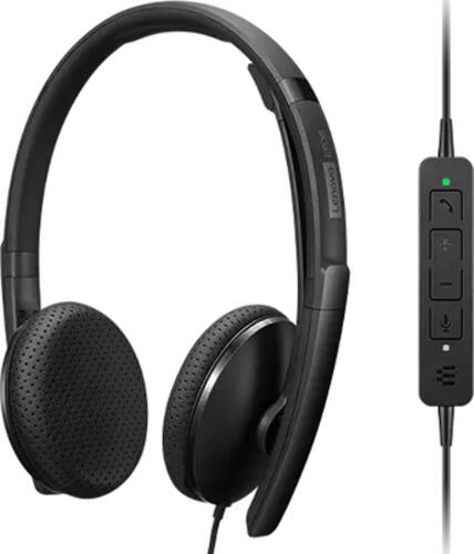 Lenovo 4XD1M39028 Kopfhörer & Headset Kabelgebunden Kopfband USB Typ-C Schwarz